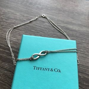 Tiffany & Co. Dual Chain Infinity Necklace